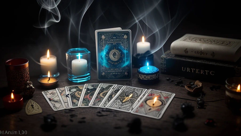 love-spell-of-tarot-cards-voodoo-doll-melted-burning-candles- (5)